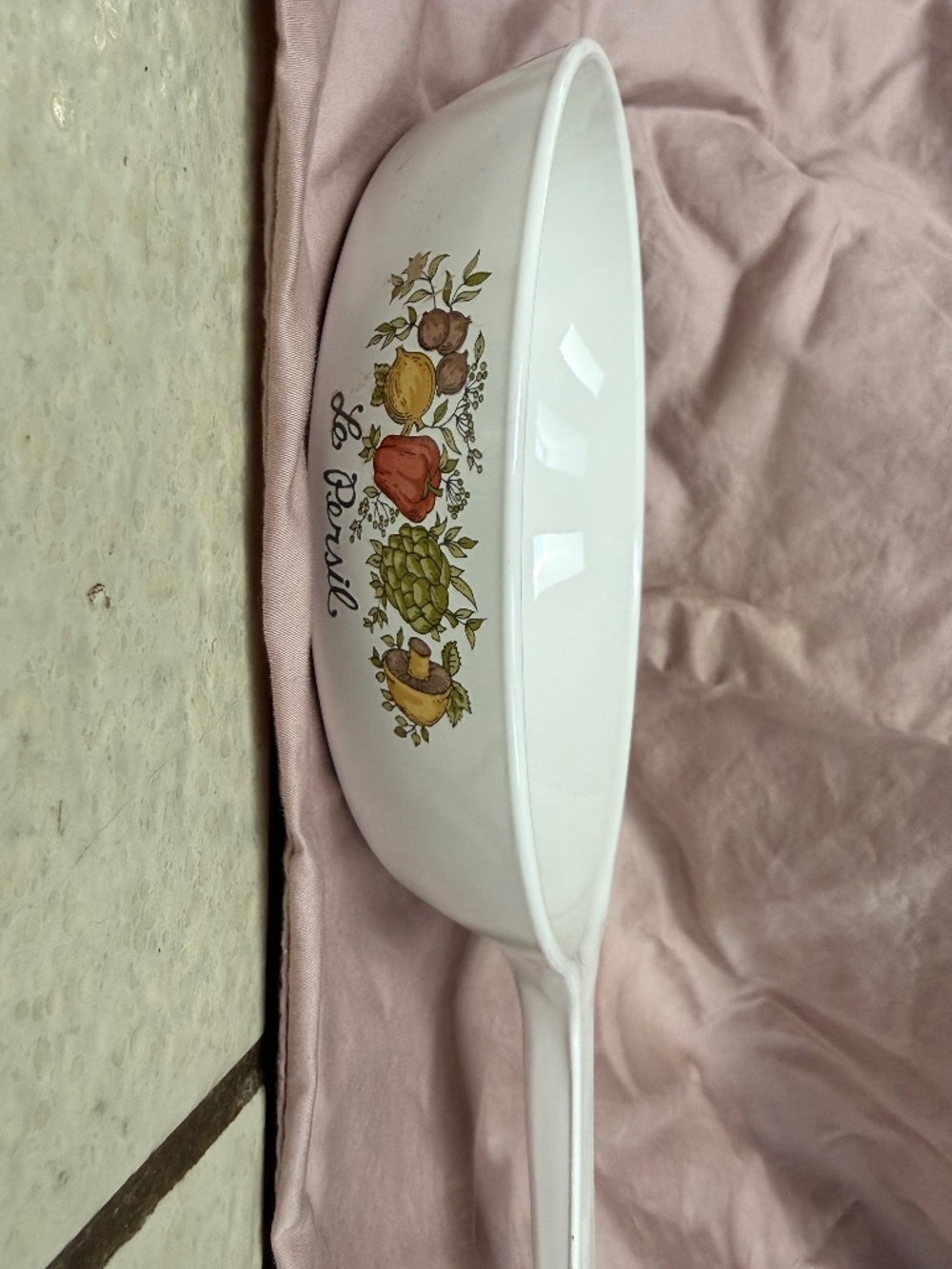 Vintage CorningWare Spice of Life Le Persil Skillet Pan